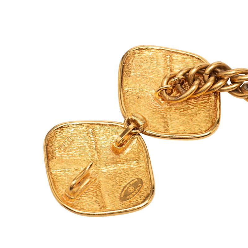 Chanel Quilted Vintage Chain Belt Gold Plated — view 4