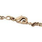 Chanel CC Logo Necklace Gold Plated Rhinestone — view 4