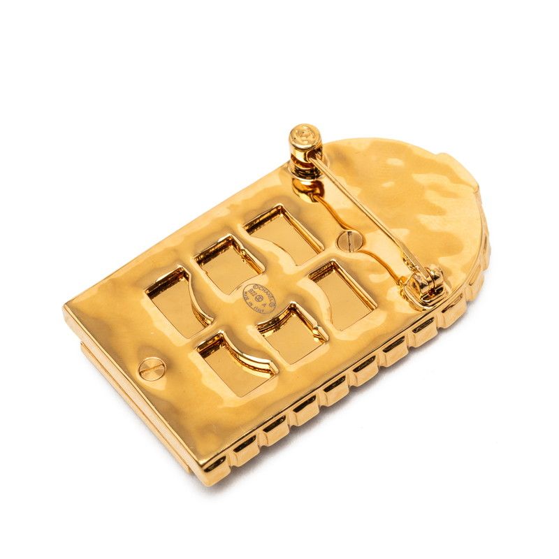 Chanel 31 le Cambon Door Motif Brooch Gold Plated — view 2