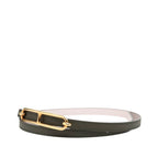 Hermes Luli 75 Reversible Belt 75 Pink Dark Green Leather — view 2