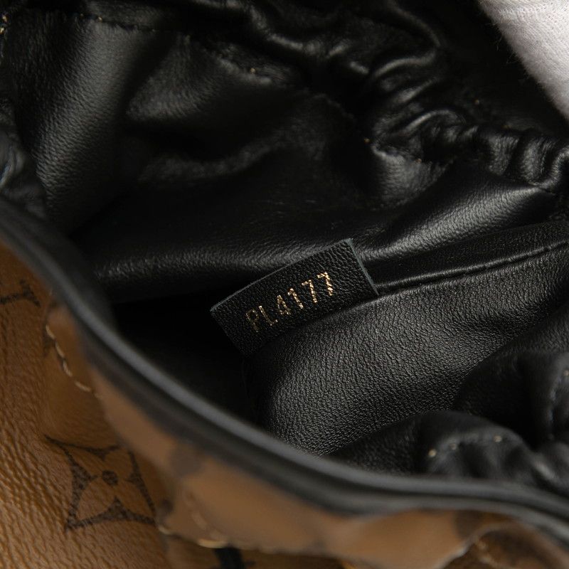 Louis Vuitton Monogram Reverse Petite Noe Trunk 2-Way Shoulder Bag Brown Black — view 6