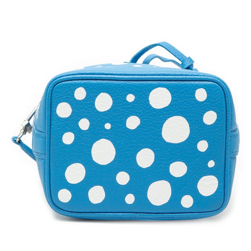 Louis Vuitton Monogram Empreinte Nano Noe 2-Way Shoulder Bag Blue White Leather — view 3