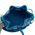 Louis Vuitton Monogram Empreinte Nano Noe 2-Way Shoulder Bag Blue White Leather — view 5