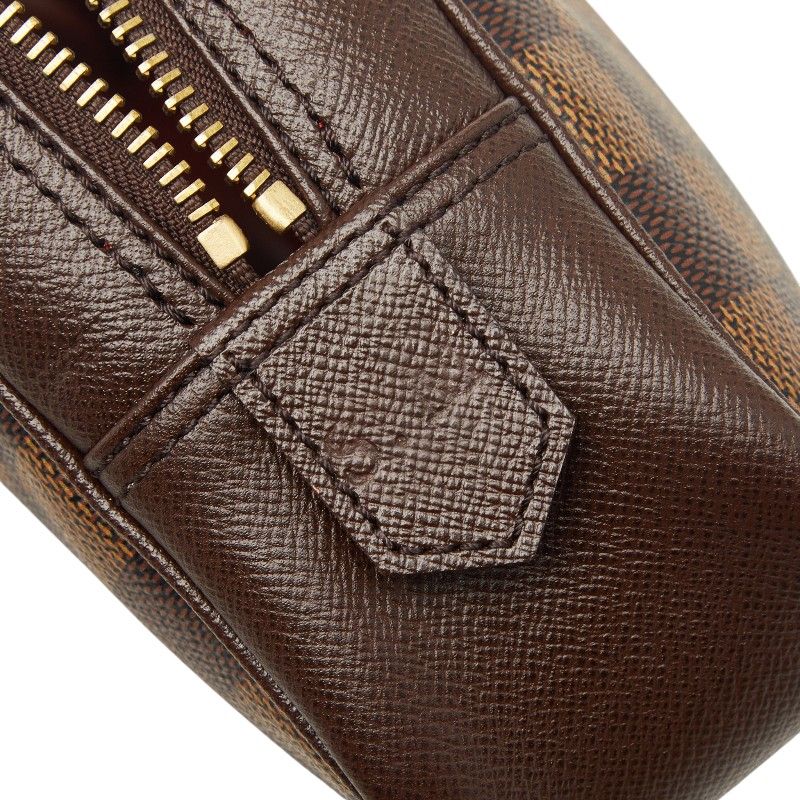 Louis Vuitton Damier Trousse Toilette 25 Cosmetic Pouch Brown — view 8