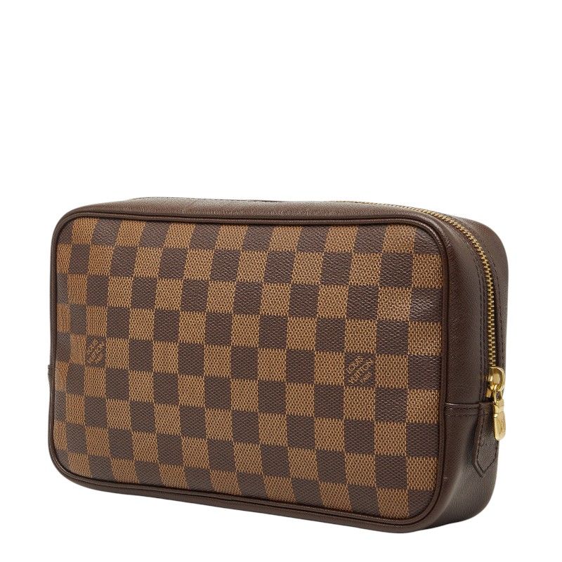 Louis Vuitton Damier Trousse Toilette 25 Cosmetic Pouch Brown — view 2