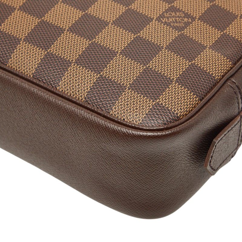 Louis Vuitton Damier Trousse Toilette 25 Cosmetic Pouch Brown — view 4