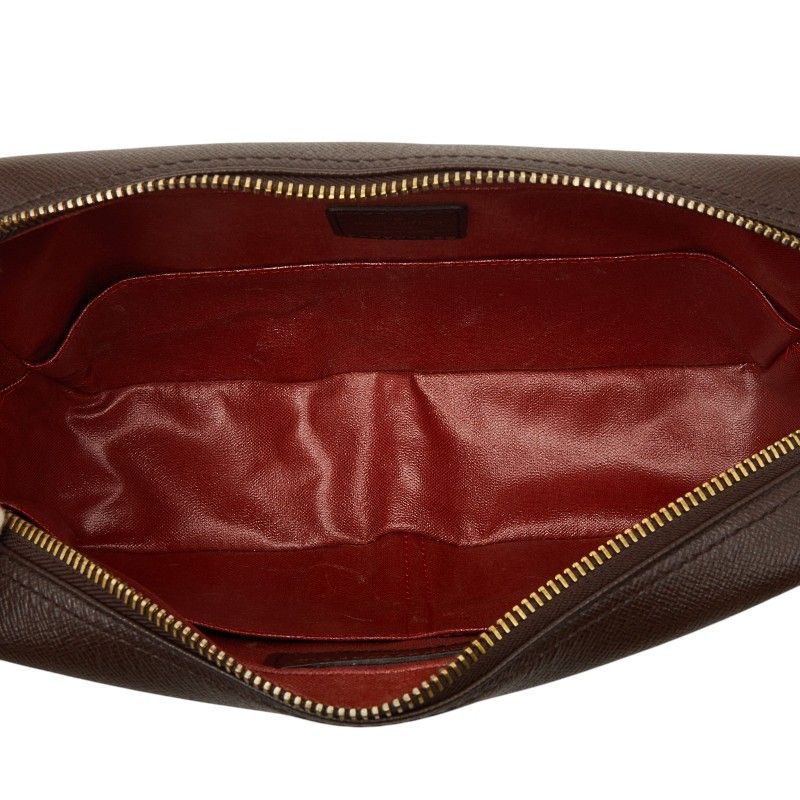 Louis Vuitton Damier Trousse Toilette 25 Cosmetic Pouch Brown — view 9