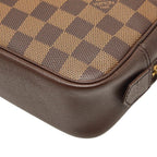 Louis Vuitton Damier Trousse Toilette 25 Cosmetic Pouch Brown — view 6