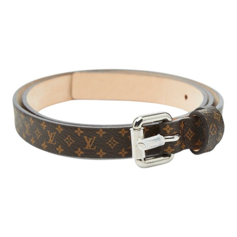 Louis Vuitton Monogram Belt 70 Brown Leather — view 4