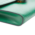 Louis Vuitton Epi Arche Clutch Shoulder Bag 2-Way Borneo Green Leather — view 4