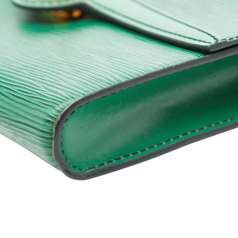 Louis Vuitton Epi Arche Clutch Shoulder Bag 2-Way Borneo Green Leather — view 5