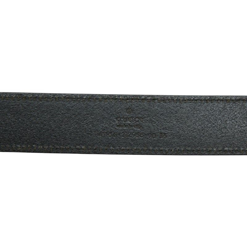 Gucci Logo Buckle Belt 90 36 Black Leather — view 6