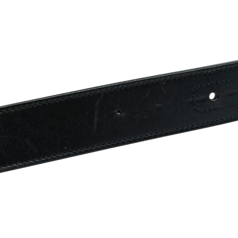 Gucci Logo Buckle Belt 90 36 Black Leather — view 5