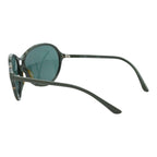Chanel CC Logo Sunglasses Frame Green Acetate Eyewear — view 3
