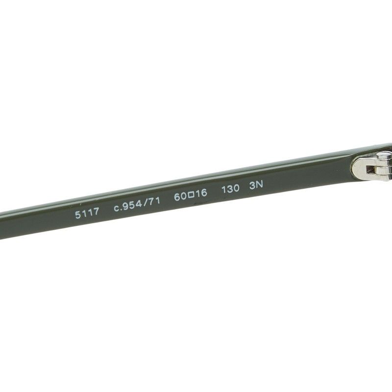 Chanel CC Logo Sunglasses Frame Green Acetate Eyewear — view 4