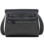 Hermes Herbag Zip 20 Toile Hunter Shoulder Bag Canvas Gray — view 3