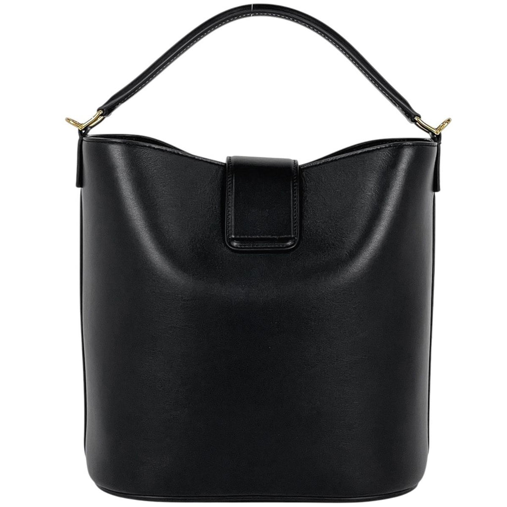 Celine Bucket Louis e 2-Way Triomphe Handbag Leather Black — view 3