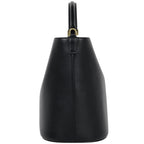 Celine Bucket Louis e 2-Way Triomphe Handbag Leather Black — view 2