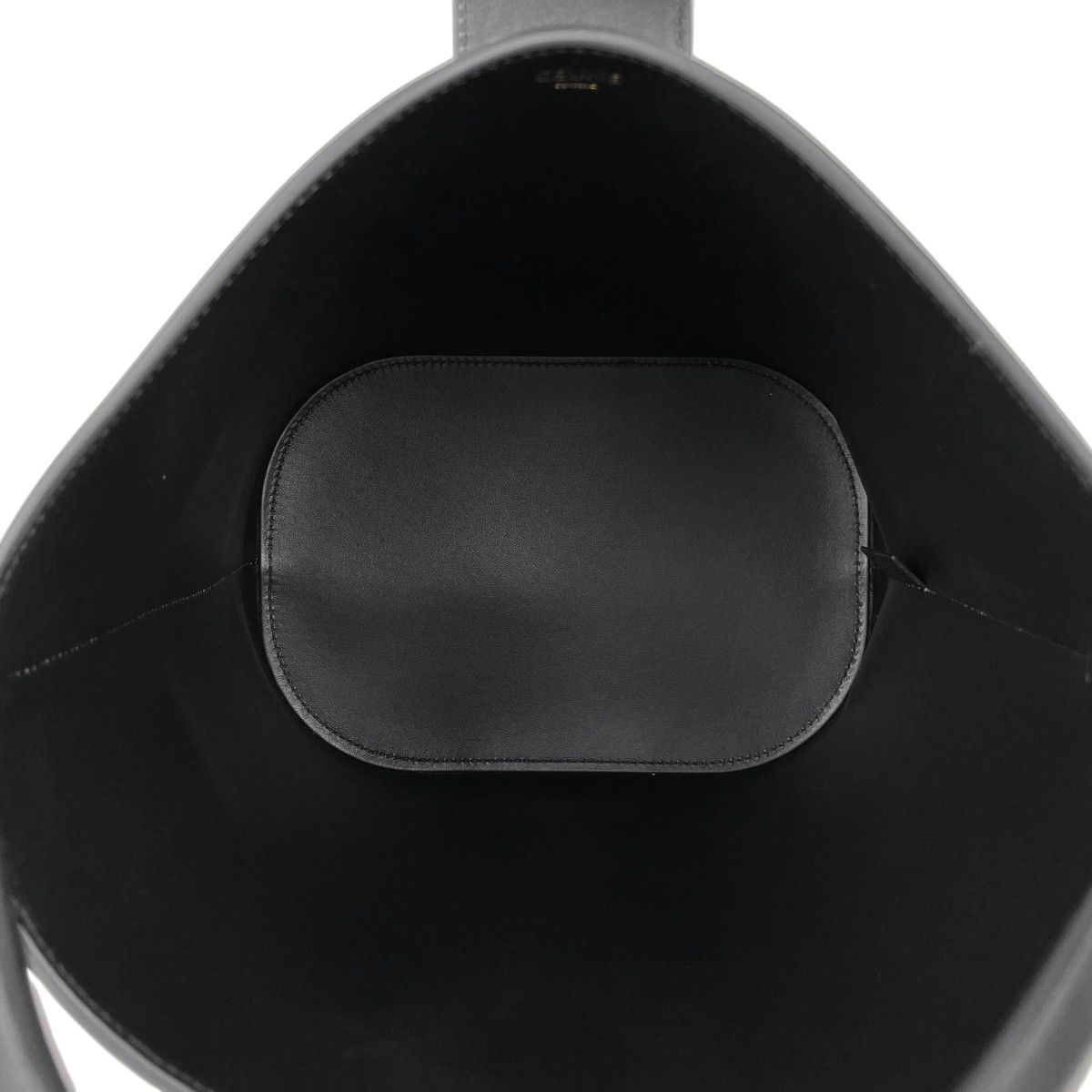 Celine Bucket Louis e 2-Way Triomphe Handbag Leather Black — view 9