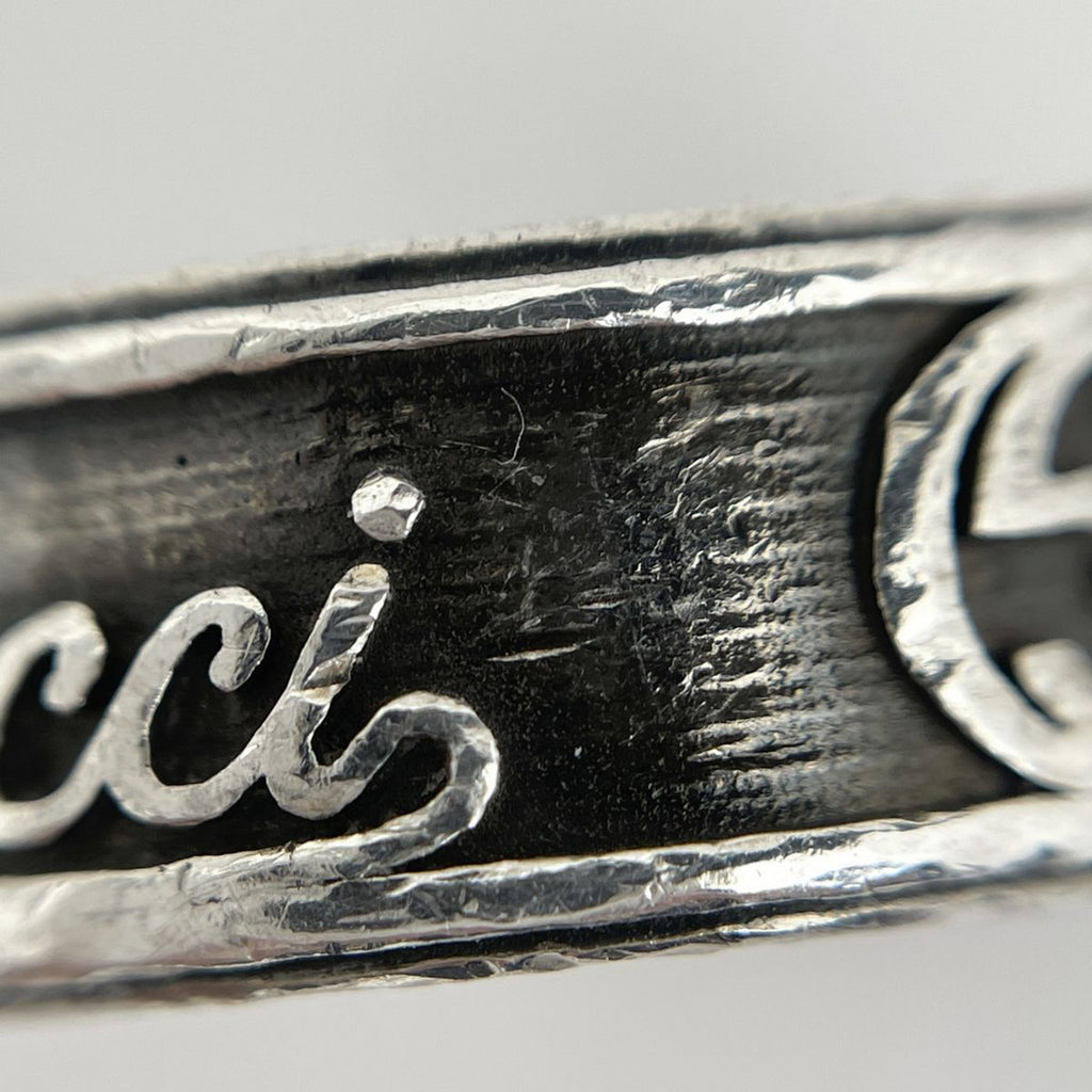 Gucci Interlocking Ring Trademark Silver — view 5
