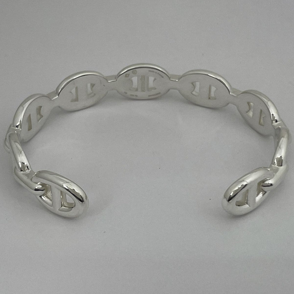 Hermes Chaine D'ancre Bracelet Silver — view 3