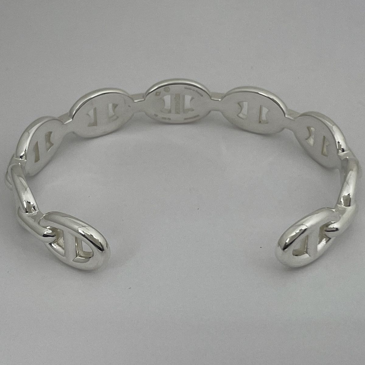 Hermes Chaine D'ancre Bracelet Silver — view 3