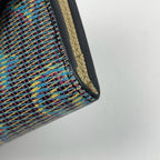 Louis Vuitton Portefeuille Zoe Monogram LV Pop Trifold Wallet Leather Navy — view 3