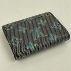 Louis Vuitton Portefeuille Zoe Monogram LV Pop Trifold Wallet Leather Navy — view 2