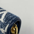 Louis Vuitton Zippy Wallet Monogram Denim Blue — view 4