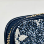 Louis Vuitton Zippy Wallet Monogram Denim Blue — view 5