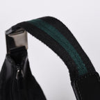 Gucci Hobo Handbag Canvas Sherry Line Black — view 5