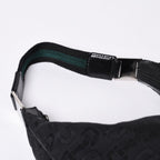 Gucci Hobo Handbag Canvas Sherry Line Black — view 6