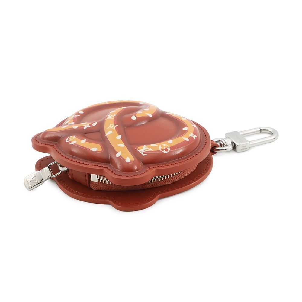 Louis Vuitton Bag Charm Leather Monogram Bag LV Bretzel Key Holder Bag Motif — view 2