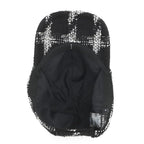 Chanel Cap CC Logo Tweed Cotton M Hat Black — view 5