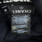 Chanel Cap CC Logo Tweed Cotton M Hat Black — view 8