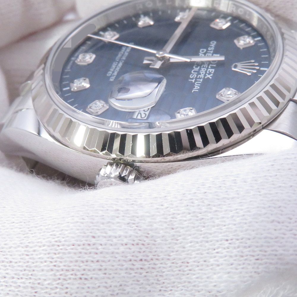 Rolex Datejust 36 Roulette Blue Full Ted Dial Diamond — view 4