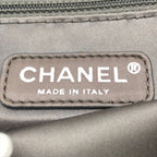Chanel CC Logo Quilted Bubble Quilt Canvas Fabric Full Flap Chain Shoulder Bag — view 9