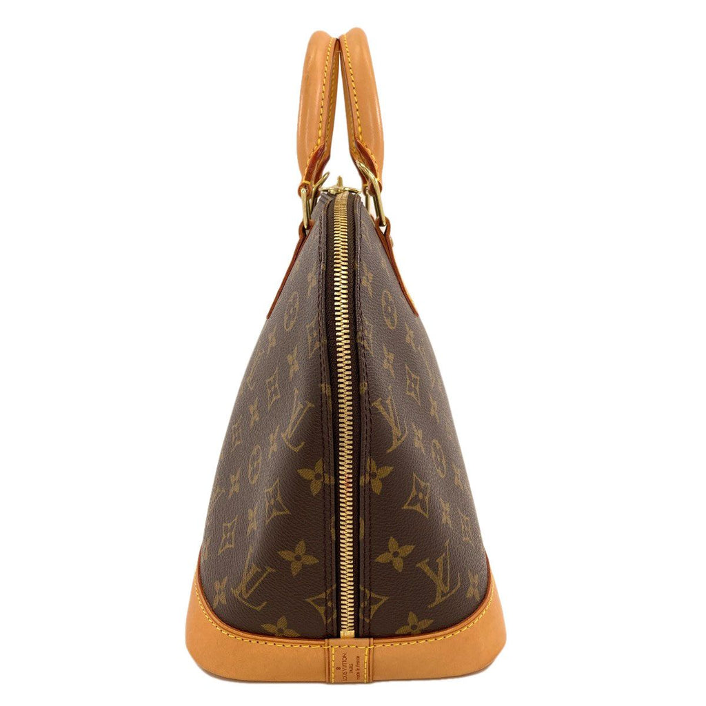 Louis Vuitton Alma Handbag Monogram Canvas — view 3