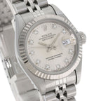 Rolex Datejust Diamond Watch SS 18k White Gold — view 4