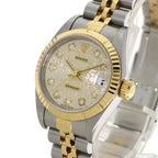 Rolex Datejust Diamond Watch SS Yellow Gold 18k — view 3