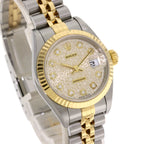 Rolex Datejust Diamond Watch SS Yellow Gold 18k — view 4