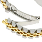 Rolex Datejust Diamond Watch SS Yellow Gold 18k — view 8