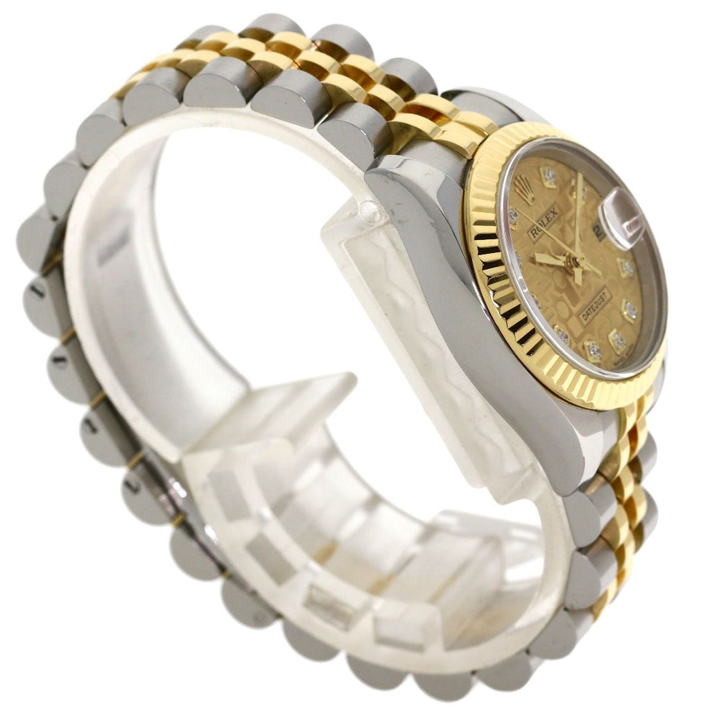 Rolex Datejust Diamond Watch SS Yellow Gold 18k — view 2