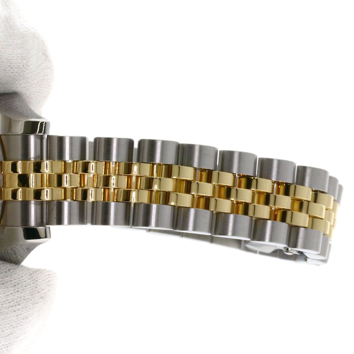 Rolex Datejust Diamond Watch SS Yellow Gold 18k — view 9