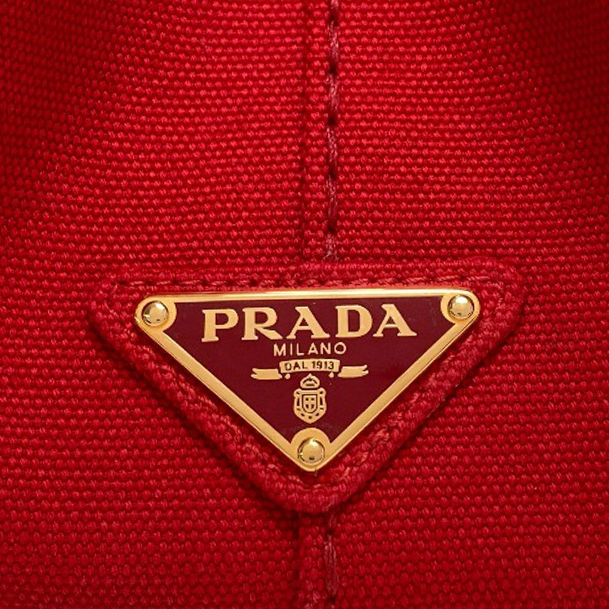 Prada Canapa Mini 2-Way Handbag Canvas — view 9