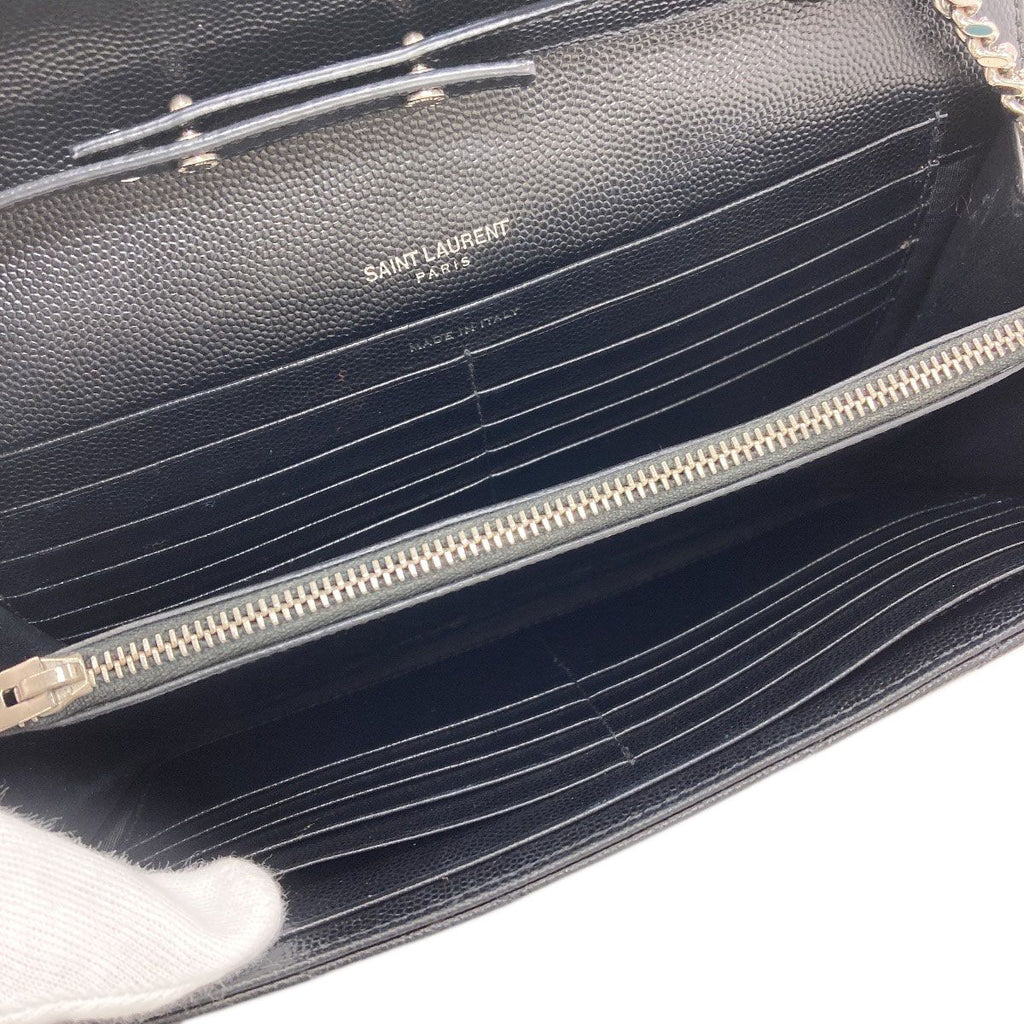 Saint Laurent Yves Chain Shoulder Stitch Bag Calf — view 5