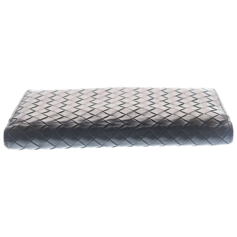 Bottega Veneta Intrecciato Bifold Wallet Leather Black — view 3