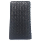 Bottega Veneta Intrecciato Bifold Wallet Leather Black — view 2