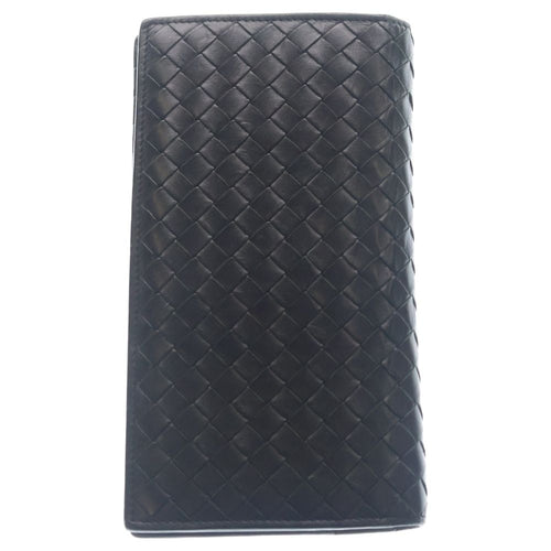 Bottega Veneta Intrecciato Bifold Wallet Leather Black — view 2