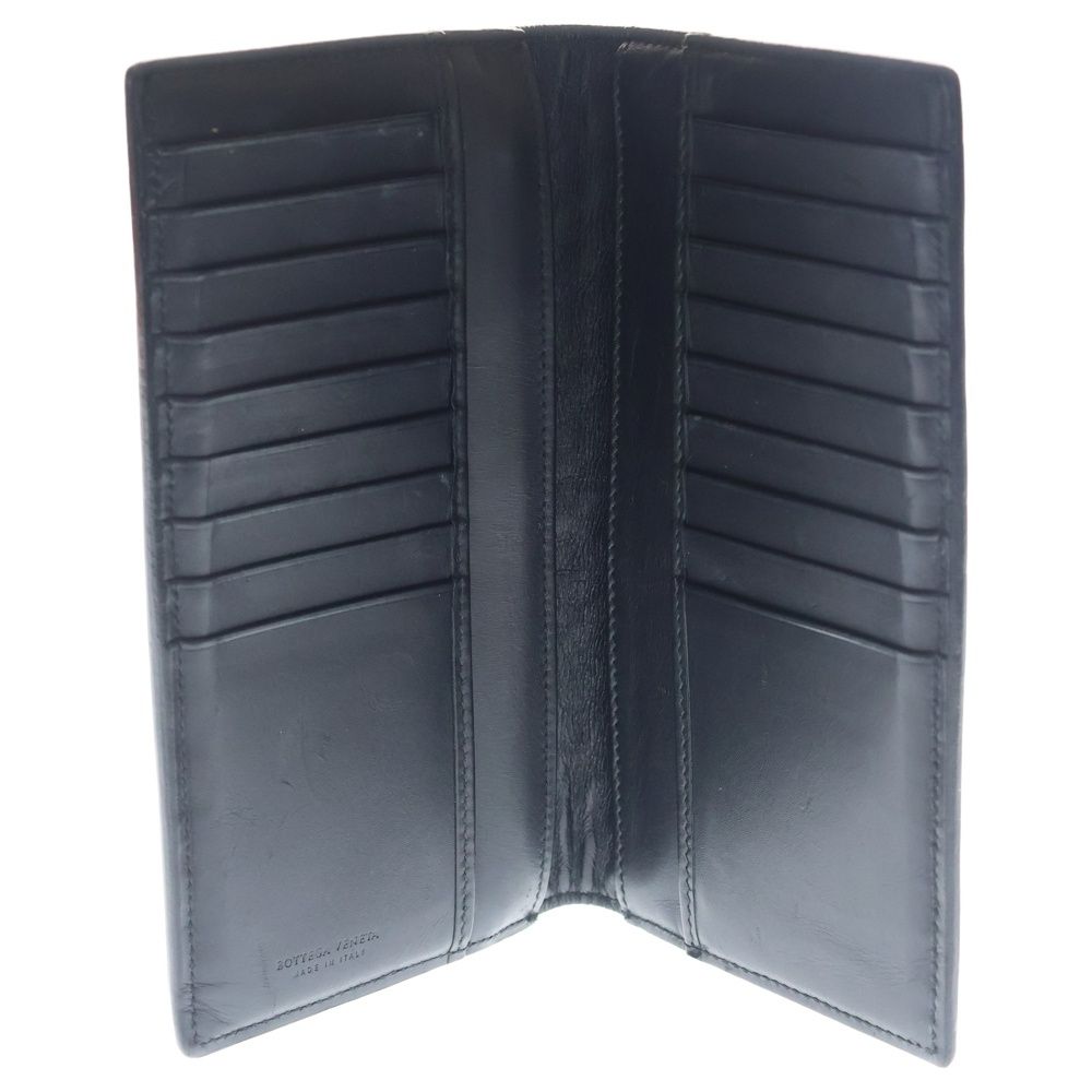 Bottega Veneta Intrecciato Bifold Wallet Leather Black — view 4